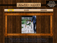 Tablet Screenshot of familydanes.com